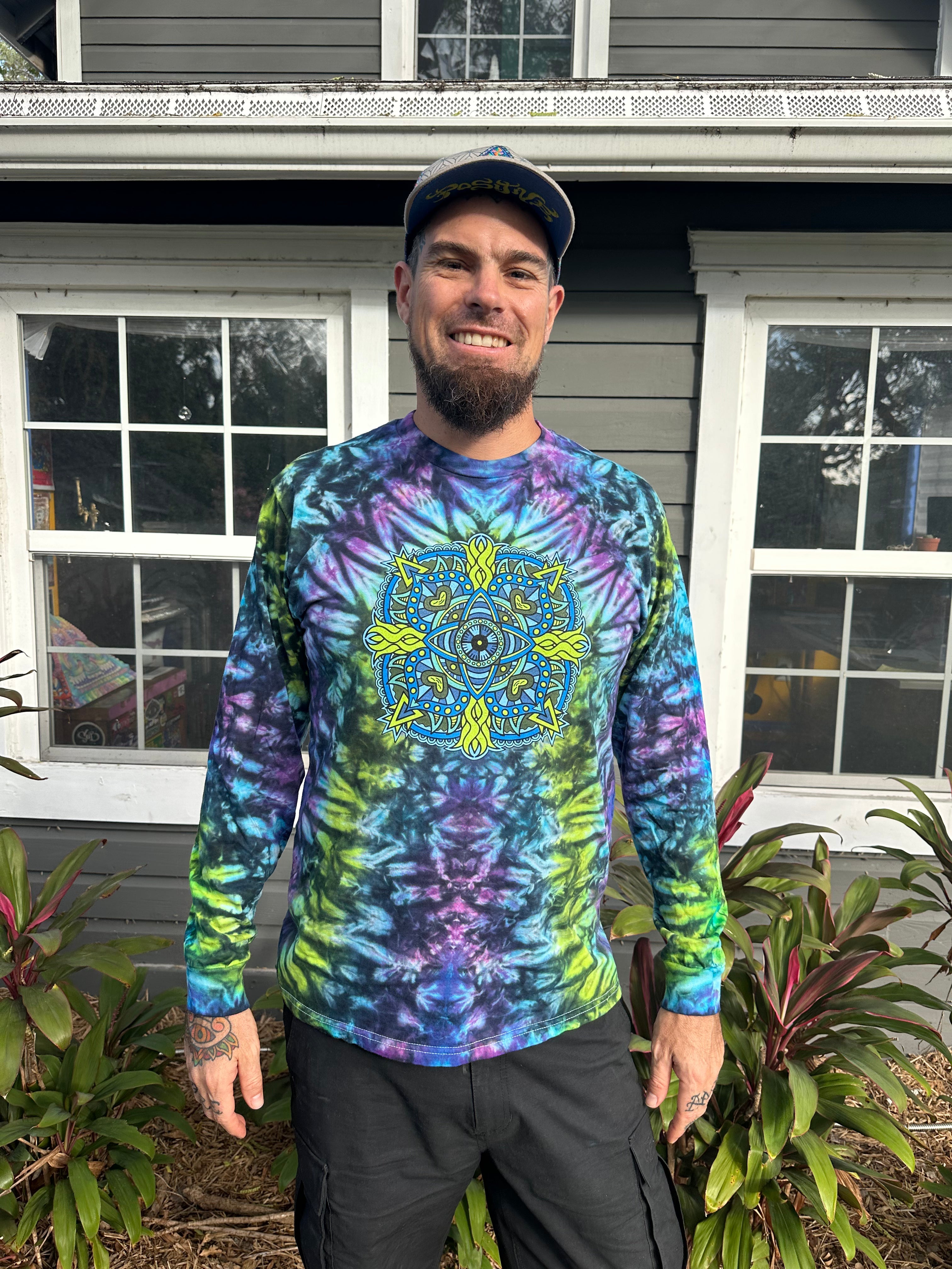 tie dye mandala t shirt