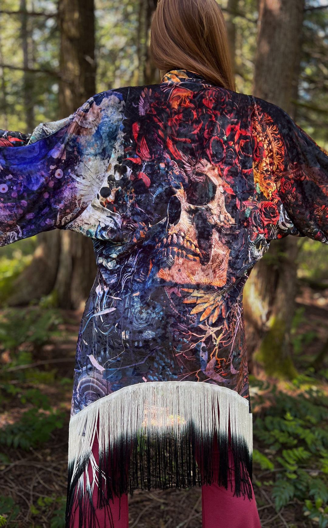 Android Jones Kimono - "Santa Clara" in VELVET - Fare Thee Well