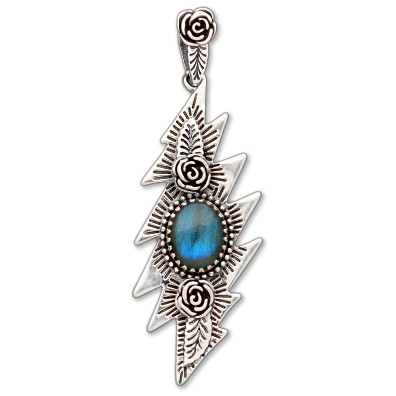 Lazy Lightning Pendant | Labradorite