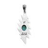 Lazy Lightning Pendant | Turquoise