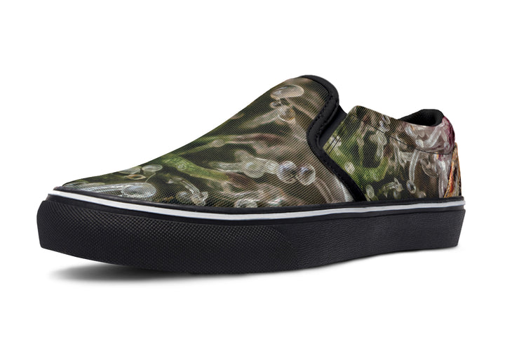 Trichome Macro Slip On Shoes