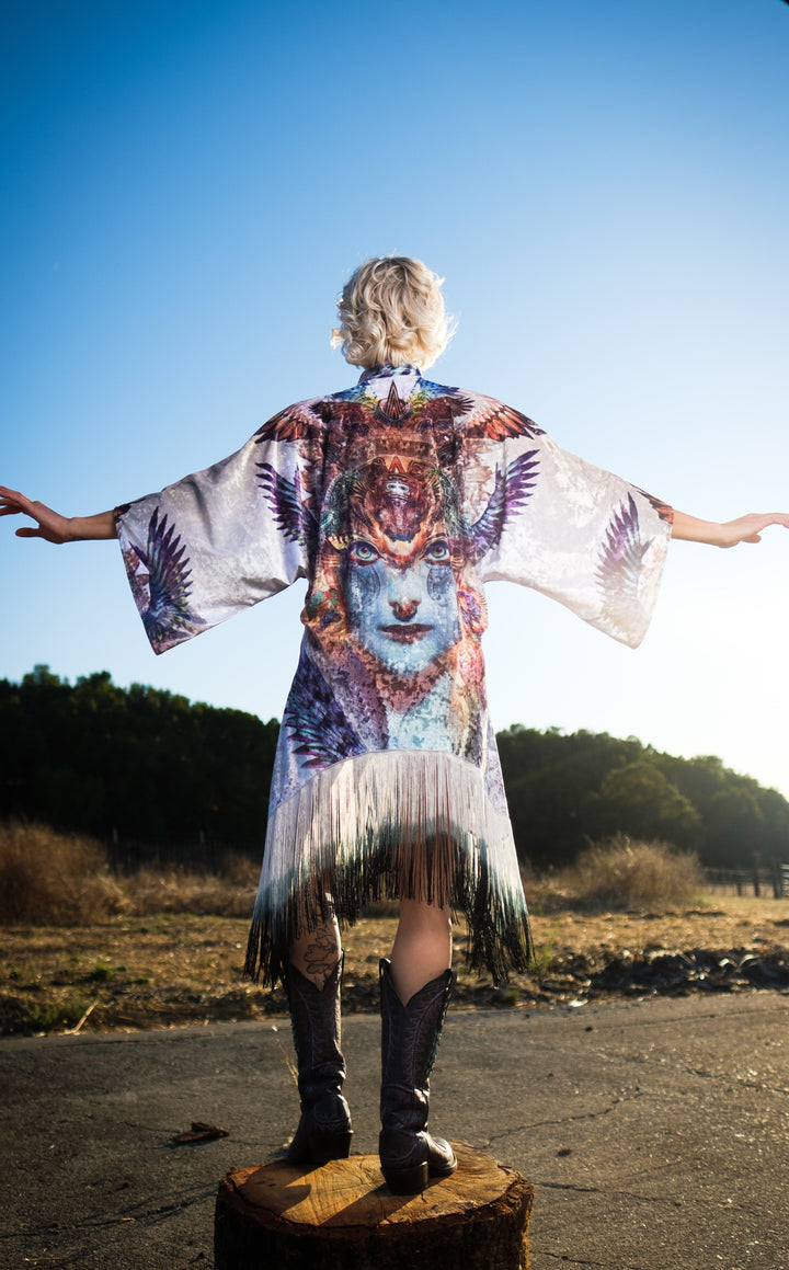 Dharma Dragon Velvet Kimono x Android Jones