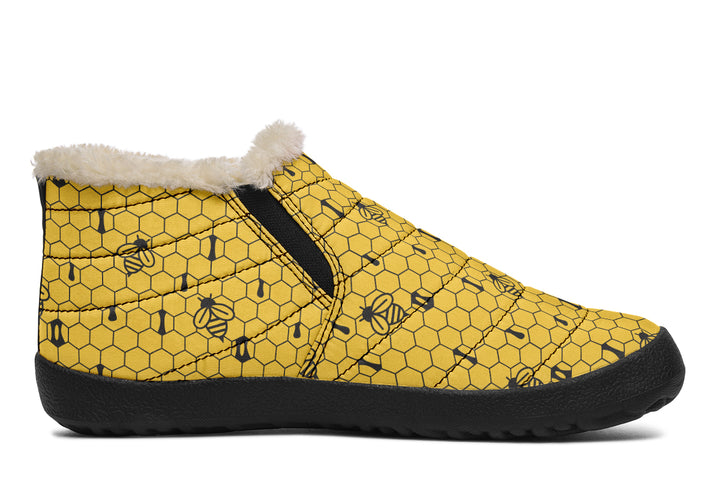 16th Anniversary Honeycomb Yellow Winter Sneakers