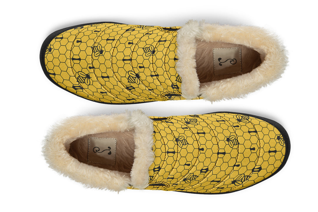 16th Anniversary Honeycomb Yellow Winter Sneakers