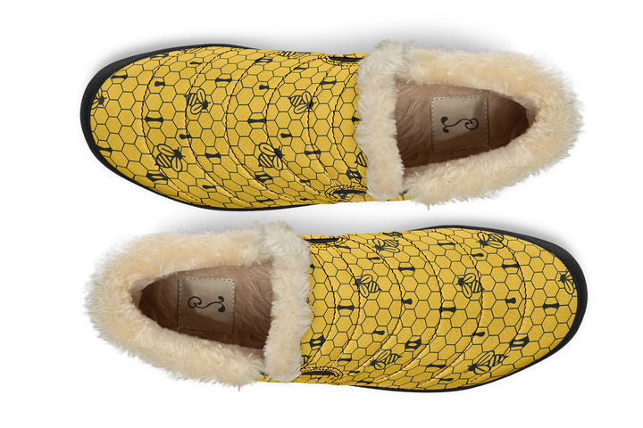16th Anniversary Honeycomb Yellow Winter Sneakers