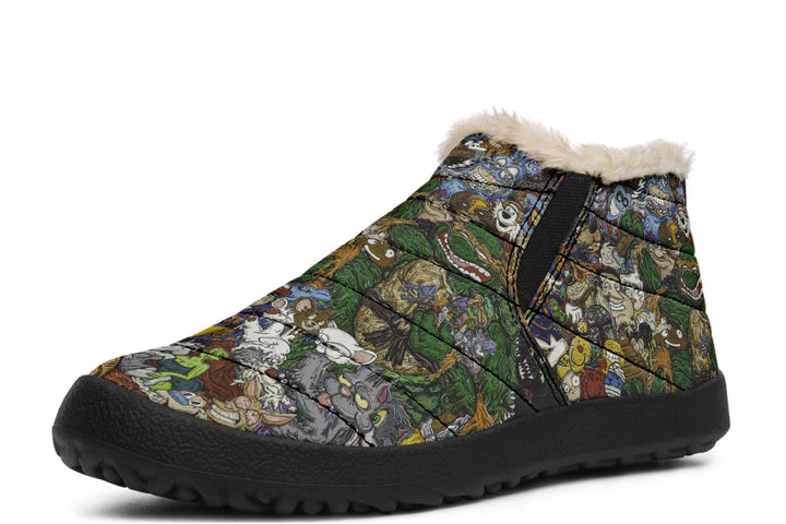 Vincent Gordon Cartoon Gumbo Colorful Winter Sneakers