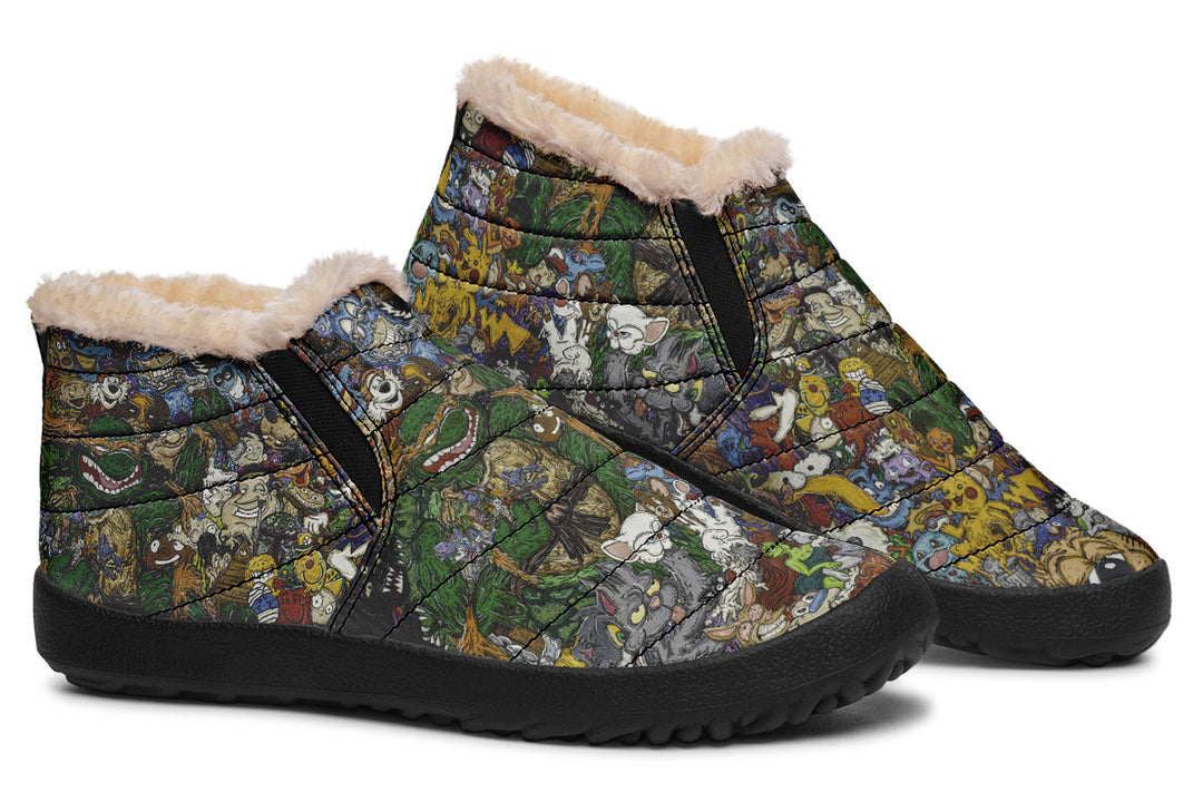 Vincent Gordon Cartoon Gumbo Colorful Winter Sneakers