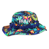 Hulaween Blue Floral Boonie Hat