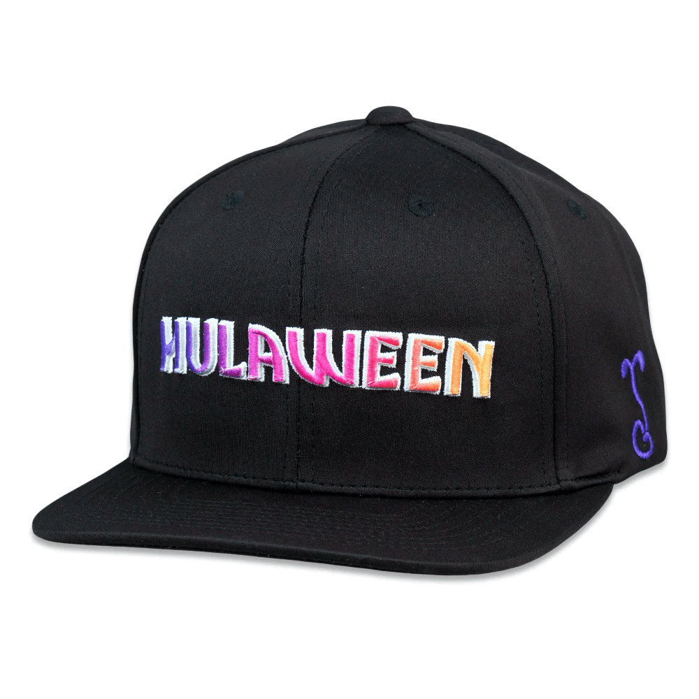 Hulaween Gradient Black Snapback Hat