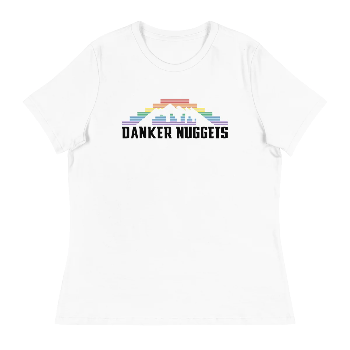 Danker Nuggets Pyramid White Womens T Shirt