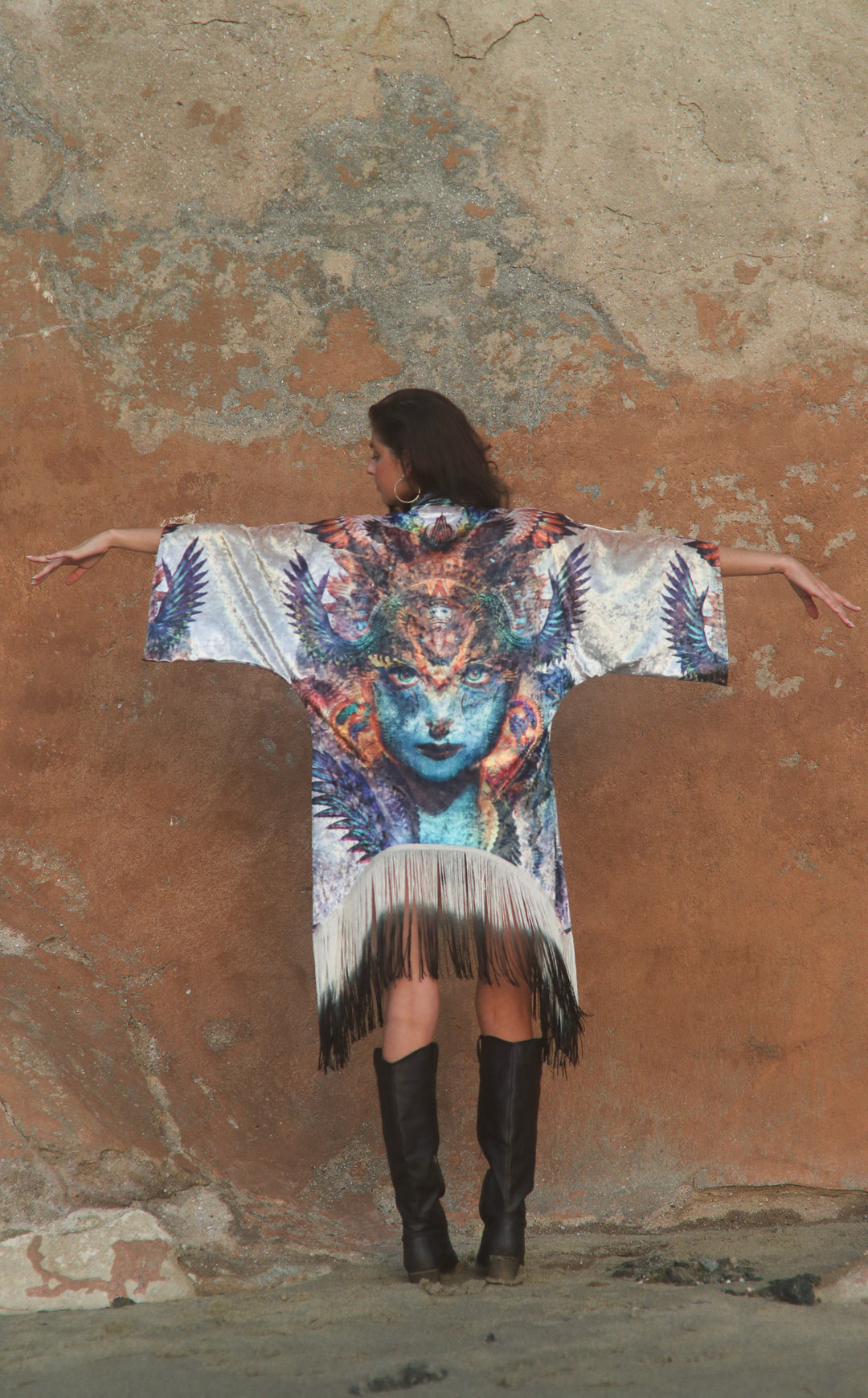 Dharma Dragon Velvet Kimono x Android Jones