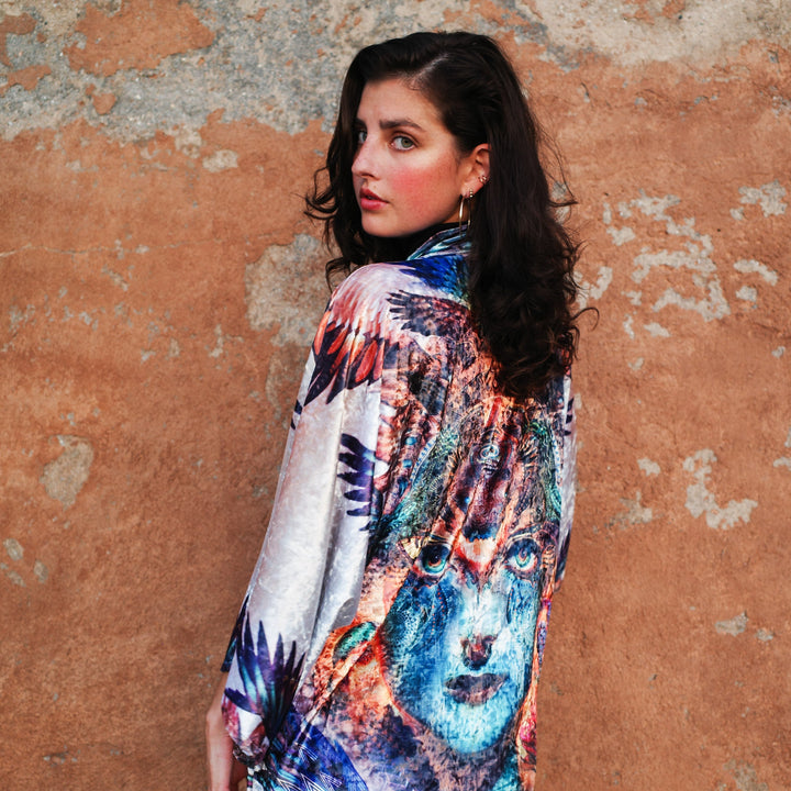 Dharma Dragon Velvet Kimono x Android Jones