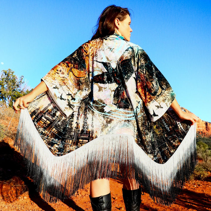 Android Jones Kimono - "Humming Shrine" in VELVET