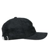 Polar Bear Black Suede Dad Hat