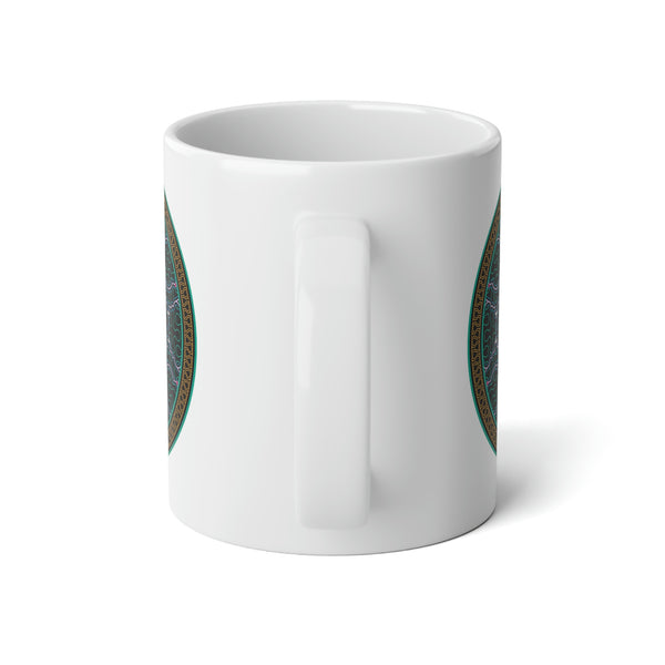 Shipibo Black Jumbo Mug, 20oz