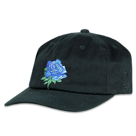 Phlo Designs Columbine Removable Logo Black Strapback Hat