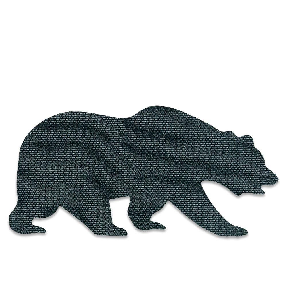 Parche de oso extraíble con la bandera de EE. UU.