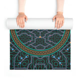 Shipibo Black Yoga Mat