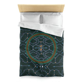 Shipibo Black Duvet Cover