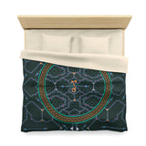 Shipibo Black Duvet Cover