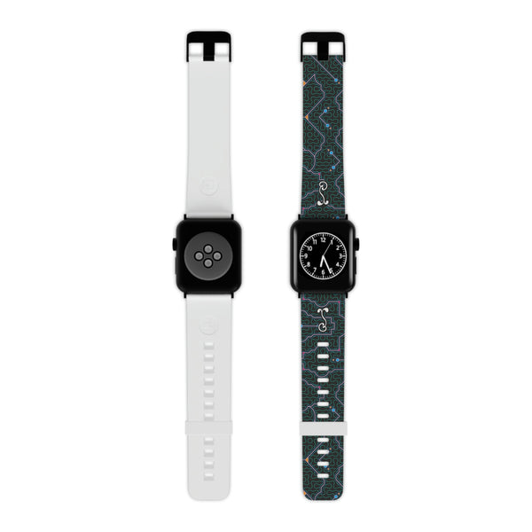 Shipibo Black Smart Watch Band