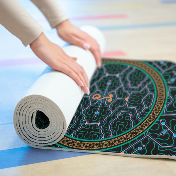 Shipibo Black Yoga Mat
