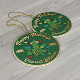 Holiday G Sprout Lit Ceramic Holiday Ornament