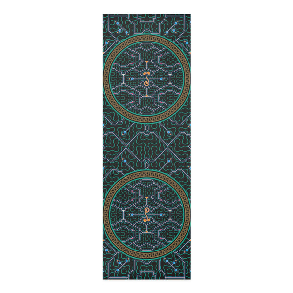 Shipibo Black Yoga Mat