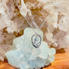 Stealie Birthstone Necklace | Silver