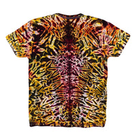 Tribal Mask Tie Dye T Shirt