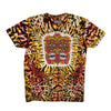 Tribal Mask Tie Dye T Shirt