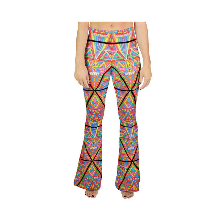 PANTALONES DE CAMPANA CON PATRÓN DMT