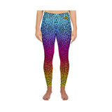 Florescent Brain Pattern ACTIVE LEGGINGS
