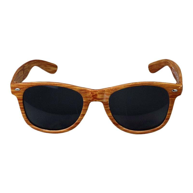 Dark Wood Grain Sunglasses