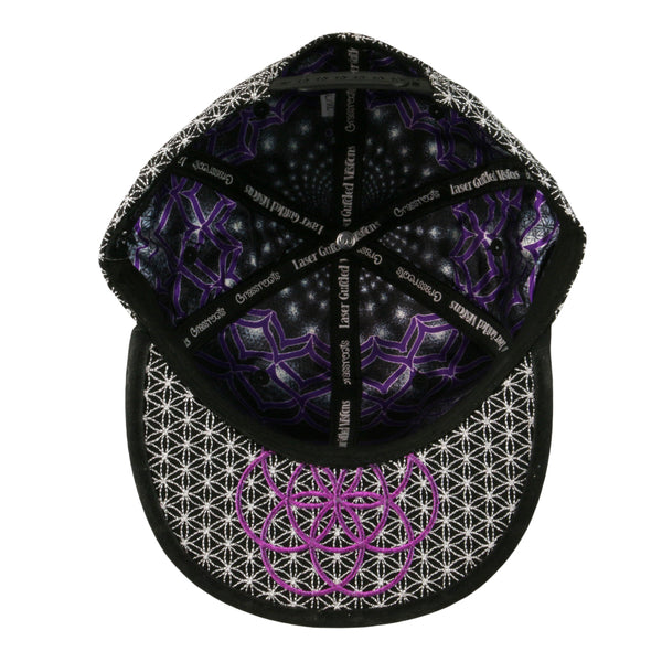 Laser Guided Visions Third Eye Silver Snapback Hat