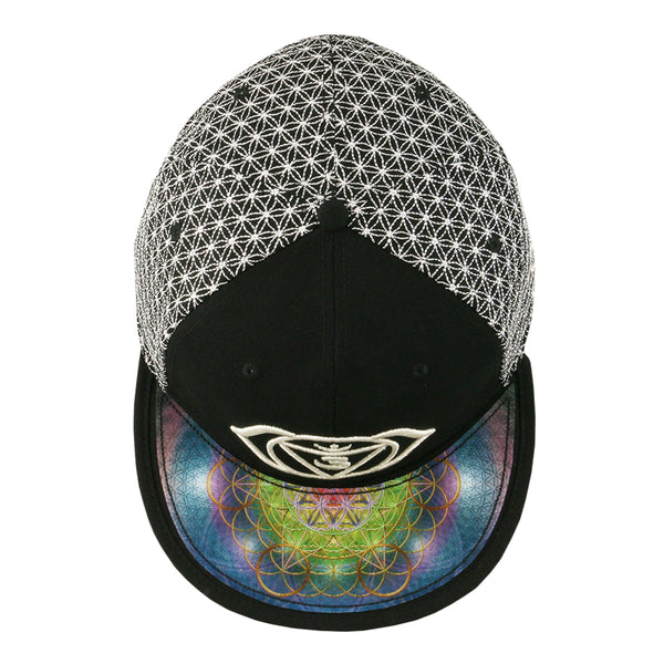 Laser Guided Visions Third Eye Silver Snapback Hat