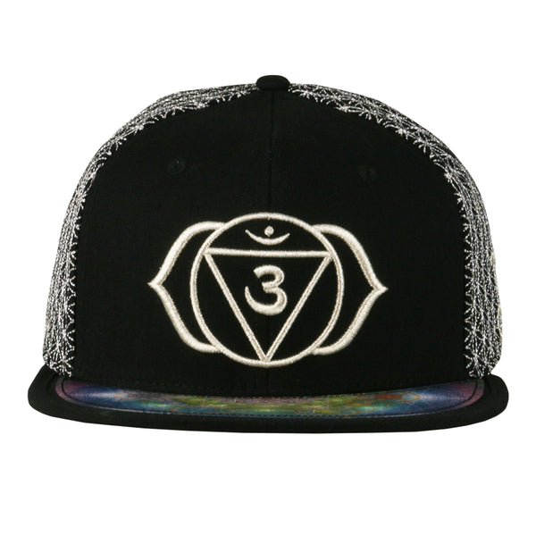 Laser Guided Visions Third Eye Silver Snapback Hat