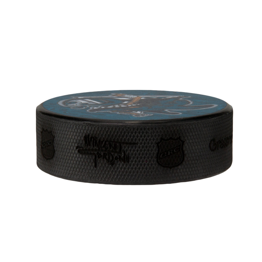 Disco de hockey sobre hielo Vincent Gordon Chron Jose
