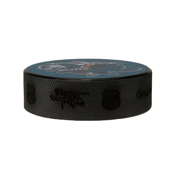 Disco de hockey sobre hielo Vincent Gordon Chron Jose