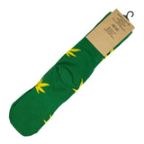 Kush Leaf Green Socks
