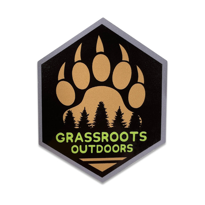 Outdoors Paw Sticker