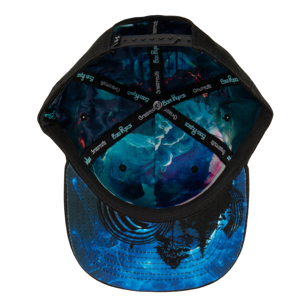 Bass Physics Butterfly Black Snapback Hat