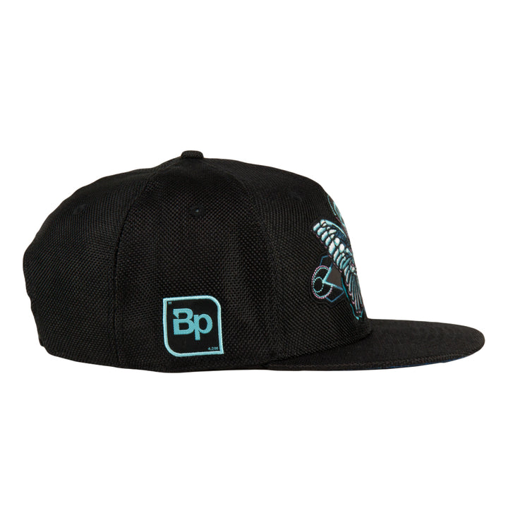 Bass Physics Butterfly Black Snapback Hat