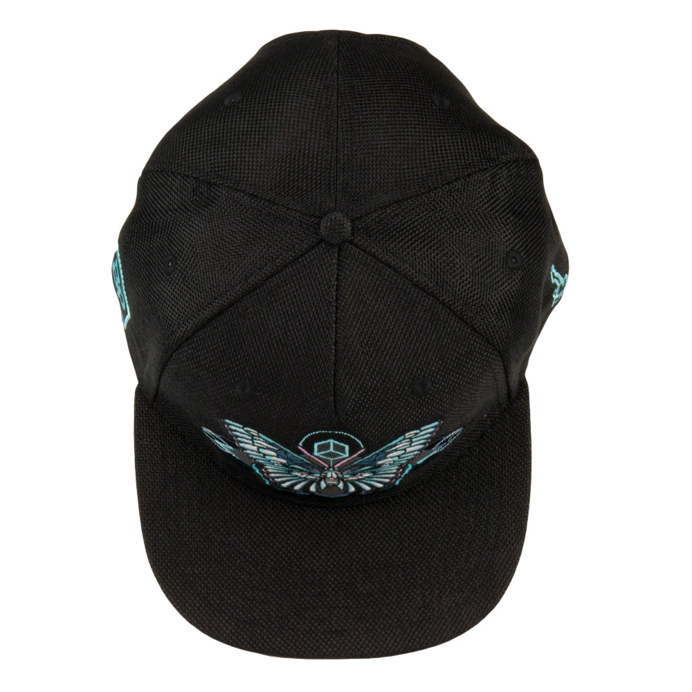 Bass Physics Butterfly Black Snapback Hat