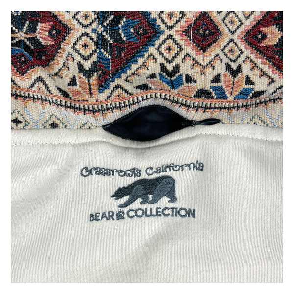 Removable Bear Sandstorm Cream Tall Pullover Hoodie