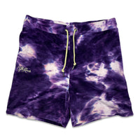 Royal Roots Purple Dye Velour Mens Shorts