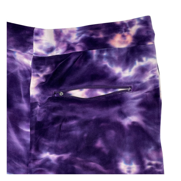 Royal Roots Purple Dye Velour Mens Shorts