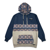 Removable Bear Elevation Blue Tall Pullover Hoodie