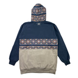 Removable Bear Elevation Blue Tall Pullover Hoodie