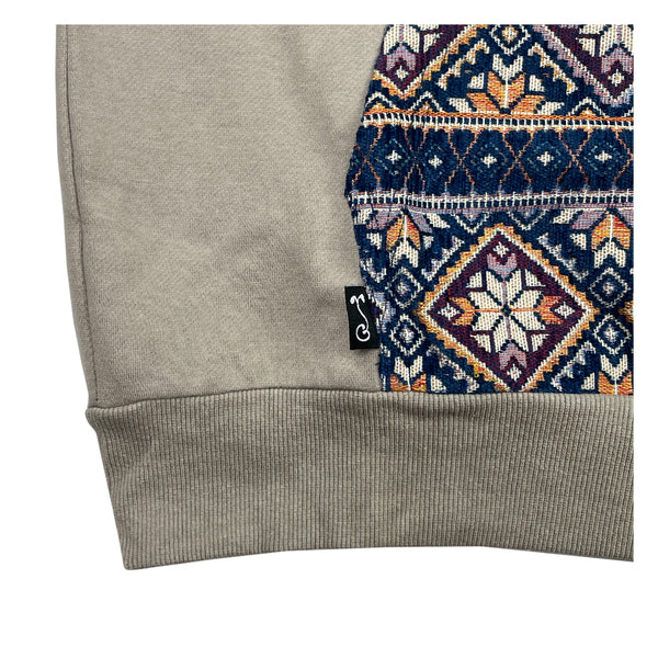 Removable Bear Elevation Blue Tall Pullover Hoodie